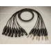 142-MGY-8P  8 XLR гнездо <=> 8 Jack 6,3 stereo   Gabreal AM AWG24 U/F 8p PVC